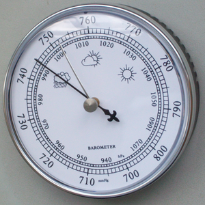 Gelsonlab HSGC-038 Alumínio 100MM Barômetro Relógio De Parede para Brindes Promocionais - Product Image 3