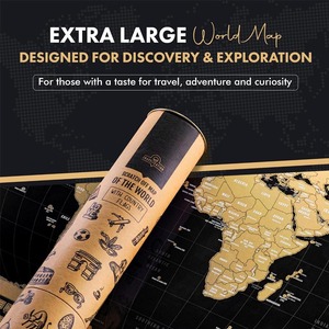 Travelization XL Off <span class=keywords><strong>Carte</strong></span> <span class=keywords><strong>du</strong></span> <span class=keywords><strong>monde</strong></span> - Product Image 2