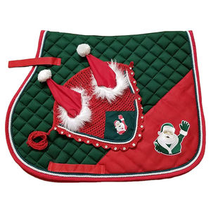 מגפי סוס מקצועי סוס סט ציוד רכיבה רכיבה מגפי סוסים + אוכף משטח עפים רעלה + סוס מגפי פעמון - Product Image 5