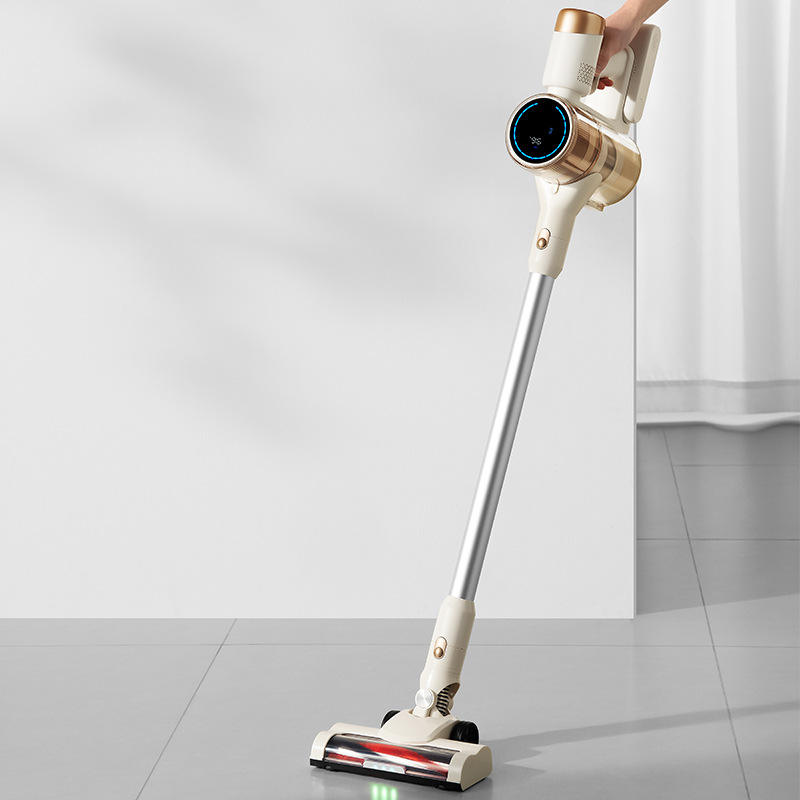 แปรงขัดพื้นไฟฟ้าพร้อมไฟแสดงฝุ่นสีเขียว