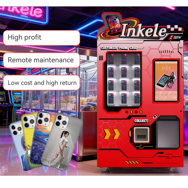 Automatic Mobile Phone case Printer Custom Cell Phone case Printing Vending Machine for All Phone case