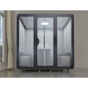 Cabine insonorisée de bureau à distance cabine de studio cabine de conférence insonorisée personnalisée grande <span class=keywords><strong>cloison</strong></span> de salle de conférence insonorisée - Product Image 1
