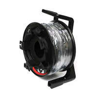 Chariot de câble à fibre optique extérieur robuste en TPU, 100m 300m SM G657A, blindé flexible pour un déploiement rapide sur le terrain