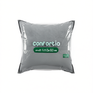 Cuscino e Poggiatesta Antelina Ice Point Velvet Grey 50*50 - Product Image 1