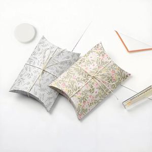 Factory Price Custom Logo Paper Black <b>Large</b> Pillow <b>Box</b> with Die Cut Handle - Product Image 1