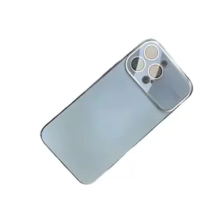 Casing ponsel pengisi daya nirkabel, casing ponsel pengisi daya nirkabel magnetis mewah, casing pelindung kamera untuk iPhone 12 13 14 Pro Max ramping dengan Film pelindung kamera