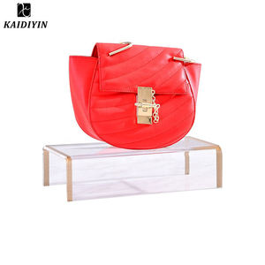 Hot bán Acrylic kệ trưng bày di động thân thiện với môi Mens ví và túi Giày hiển thị - Product Image 1