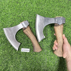Lhzc606 Rắn Gỗ Xử Lý Viking Rìu Handmade Gỗ Chia Rìu Thép Carbon Cao Giả Mạo Lưỡi Rìu Săn Bắn Cắt Chặt Hatchet - Product Image 6