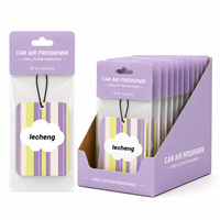 Désodorisant de voiture suspendu personnalisable en papier de coton écologique, évaporation naturelle, parfum longue durée, élimination des odeurs, décoratif