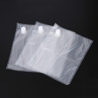 Logo taille personnalisée jetable en aluminium 200g 1kg 5kg 10kg distributeur de Valve aseptique liquide de lait condensé sac bavoir en boîte avec bec verseur