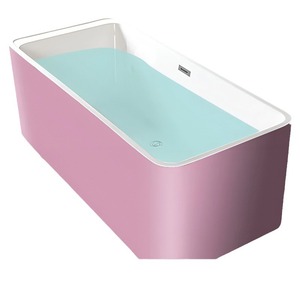 อ่างอาบน้ำอะคริลิกทรงสี่เหลี่ยมผืนผ้าแบบไร้รอยต่อ รุ่นใหม่ ดีไซน์เรียบง่าย ทันสมัย พร้อมระบบนวดด้วยคลื่นน้ำหลากสีมาตรฐาน - Product Image 5