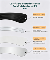 Fabricant de bandes nasales auto-adhésives pour la respiration, pour le sommeil et le sport, OEM, étiquette privée et commandes en gros