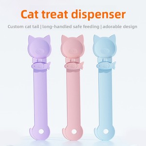 Cuillère distributrice à pression en forme de queue de chat pour pâté et purée de viande pour chats – Fournitures d'alimentation pour animaux de compagnie - Product Image 3