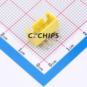 W254110K-4PY2123 Wire-to-Board Pin Header Bent Lead Through Hole,P=2.5mm Connector 1x4P 2.5mm Right Angle Insert XHB - Product Image 1