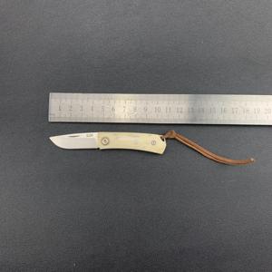K890 Blade Mini cuchillo de bolsillo Mammoth Ice <span class=keywords><strong>Fang</strong></span> Handle Acero inoxidable Mini cuchillo de bolsillo plegable para cortador de caja Camping Uso diario - Product Image 3