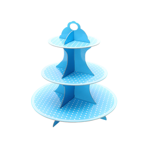 誕生日の結婚式のイベントのための高品質の段ボールケーキトレイフェスティバルカップケーキスタンドペーパーデザートディスプレイパーティーホルダー - Product Image 2