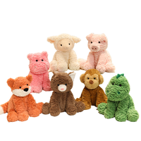 Vente en gros d'objets animaux jouets animaux en peluche sauvages jouets en peluche broderie personnalisée peluche dinosaure renard singe jouets animaux sauvages