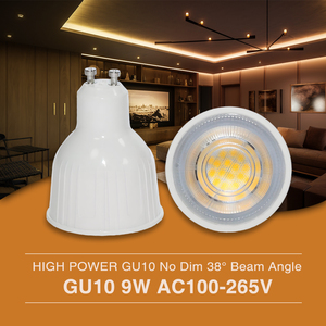 Foco LED GU10 de Alta Potencia, 9W, SMD 2835, 2700K-6000K, Plástico+Aluminio, Garantía de 2 Años, AC230V, Bombilla GU10 - Product Image 1