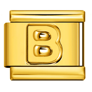 Ciondoli Modulari con Lettere dell'Alfabeto Italiano, Charm in Acciaio Inox con Lettere dalla A alla Z per Bracciali Stile <span class=keywords><strong>Nomination</strong></span> - Product Image 3