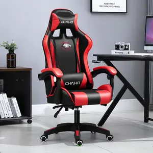 Kursi Game Ergonomis Kulit Pu Kustom Kualitas Tinggi Kursi Gaming Kantor Komputer untuk Permainan