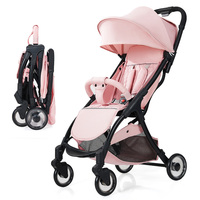 Poussette légère OEM ODM de haute qualité pour poussette de bébé Poussette de voyage compacte Landau pliable à une main