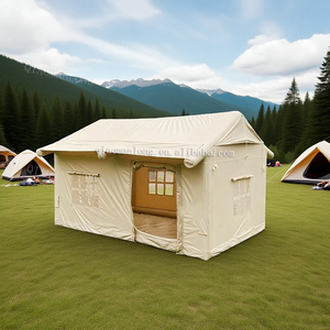 <span class=keywords><strong>Toile</strong></span> <span class=keywords><strong>de</strong></span> <span class=keywords><strong>tente</strong></span> <span class=keywords><strong>gonflable</strong></span> pour le glamping en plein air pour la famille et colonne d'air Camping quatre saisons avec pompe à air et auvent d'une chambre - Product Image 2