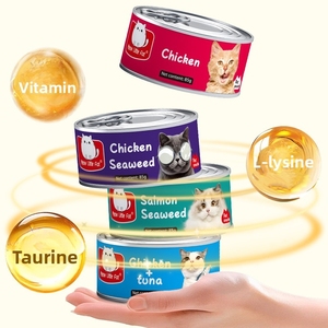 Cibo Umido per Gatti di Alta Qualità OEM ODM 85g Snack Deliziosi al Pollo Salmone Tonno Cibo in Scatola per Gatti - Product Image 6