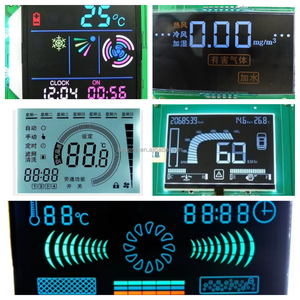 Индивидуальный TN6-digit 7-сегментный ЖК-дисплей черный фон белый текст промышленный дисплей инструмент сегментный код настраиваемый - Product Image 4
