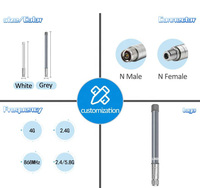 Antenne extérieure omnidirectionnelle en fibre de verre 4G/5G 700-2700MHz 5dBi N Mâle