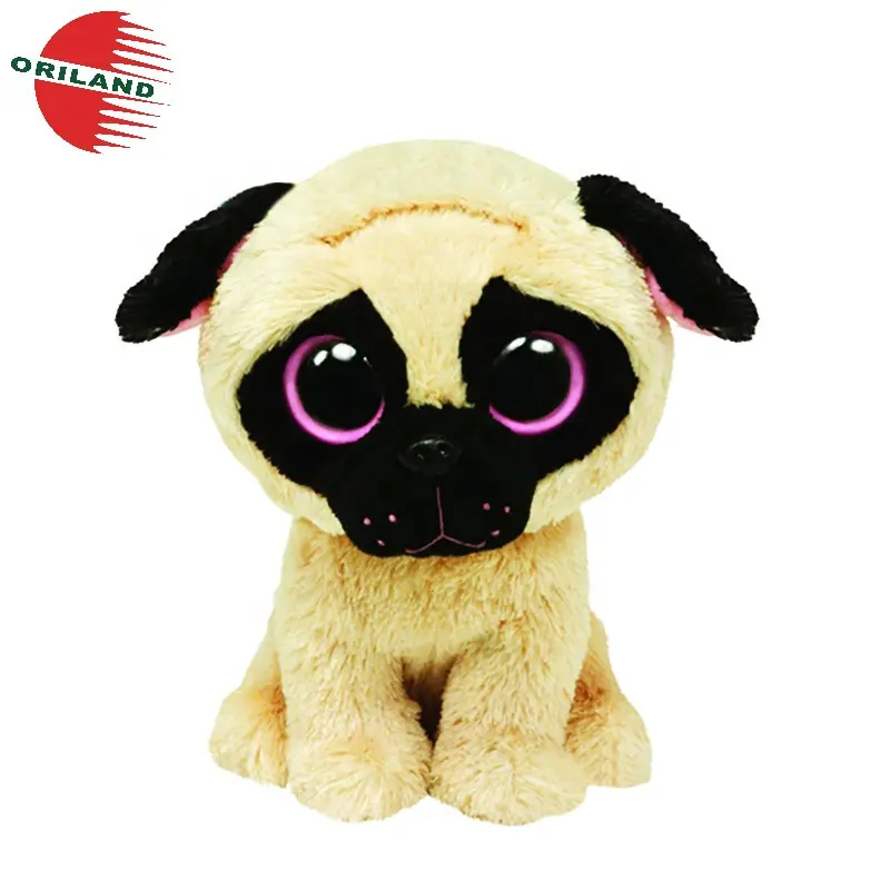 Lovely glitter big eyes shar pei stuffed animals plush toy dog