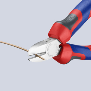 KNIPEX 70 05 125 คีมตัดแนวทแยงพร้อมด้ามจับแบบสบายมือชุบโครเมียม 125 มม. - Product Image 2