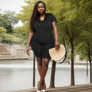 Monos de Talla Grande de Color Sólido para Mujer, Verano - Product Image 2