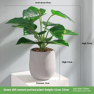 ต้นไม้ปลอมจำลองสีเขียวต้นบอนไซในร่มขนาด120ซม. พืชสวรรค์พร้อม<span class=keywords><strong>กล้วย</strong></span>สำหรับเดินทางในบ้านหรือสำนักงาน - Product Image 5