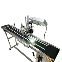 Imprimante jet d'encre en ligne 12,7 mm à encre éco-solvant, machine de codage automatique par lots, entrée de codes-barres DataMatrix UDI, code variable GS1