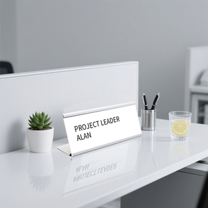 Tùy chỉnh phong cách hiện đại Tên tấm với tường hoặc Bàn Chủ thân thiện với môi cá nhân khắc - Product Image 5