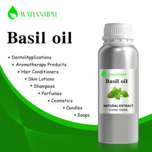 Biologische Basilicumolie 100% Pure & Natuurlijke Basilicum Etherische Oliën Voor Diffusers Massage En Cosmetica Bulk Groothandel - Product Image 3
