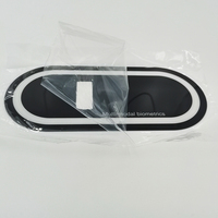 Panneau de protection en verre IR trempé personnalisé, panneau frontal en verre IR imprimé en sérigraphie personnalisé pour appareil de scanner biométrique