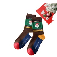 Nouvelles Chaussettes de Noël 2026 Antidérapantes, Douces et Chaudes en Coton Tricoté pour Femmes – Lot de Chaussettes Mi-Mollet Confortables pour l'Intérieur