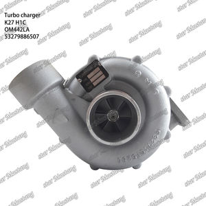 K27 H1C Turbo chargeur OM442LA 53279886507 adapté aux pièces de moteur <span class=keywords><strong>Liebherr</strong></span> - Product Image 3
