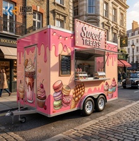 Remorque BBQ USA, camion de restauration extérieur pour burgers, cuisine de traiteur certifiée VIN