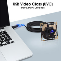 Módulo de cámara USB OEM ELP mini raspberry pi OV5640 de 5 megapíxeles con lente de 2.1 mm para Android, Windows, Linux, MAC OS