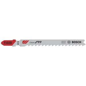 BOSCH - 2608667443 Hoja de sierra de calar T 102 D ''Limpiar para PP'' - EAN 3165140691475 HOJAS Y DISCOS DE CORTE HOJAS DE SIERRA - Product Image 2