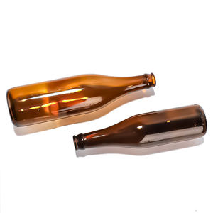 <span class=keywords><strong>Botella</strong></span> <span class=keywords><strong>de</strong></span> Vidrio Redonda Ámbar Recargable <span class=keywords><strong>de</strong></span> 330ml 540ml para Cerveza, Licores y Bebidas Espirituosas, con Tapa Corona, Empaque Personalizado <span class=keywords><strong>de</strong></span> Alta Calidad - Product Image 6