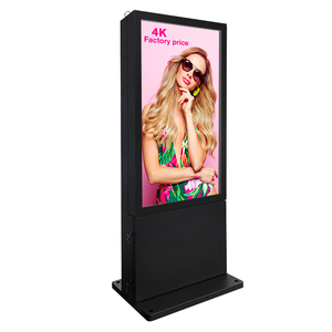 室外地板站立双视图4k高亮度防水IP65电容式触摸广告数字标牌 - Product Image 6