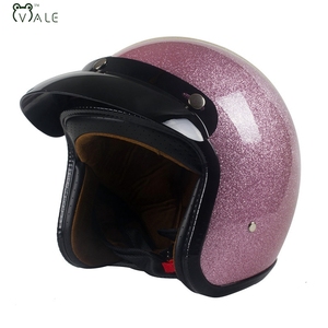 Cascos de motocicleta dorados de media cara para repuestos de motocicleta - Product Image 5