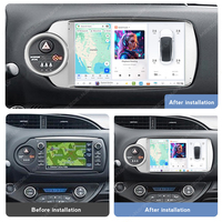 MEKEDE-Lecteur multimédia DUDUDU7 avec écran 12 + 512G, 2K, navigation GPS automatique Android pour Toyota Yaris 2012-2017