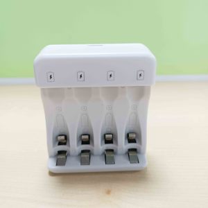 PUJIMAX LED Displays 4 Slots AAA AA <strong>Battery</strong> Charger <strong>1</strong>.2V <strong>Rechargeable</strong> <strong>Battery</strong> Charger Combo AAA AA NIMH <strong>Batteries</strong> With Charger - Product Image 3