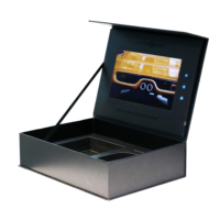 Promotion : Boîte Cadeau Faite Main avec Écran LCD Blanc 7 Pouces, Design Musical Fée, Ange, Animal, Artisanat en Papier à Collectionner