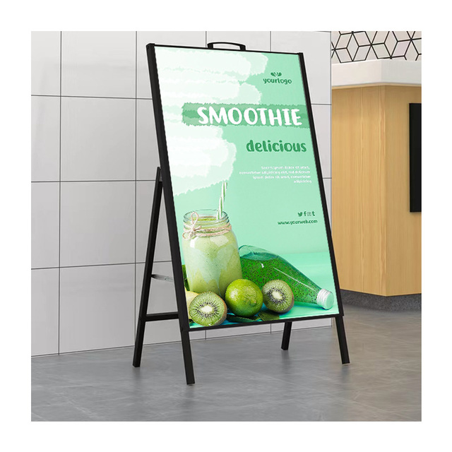 A Stand Led Menu Board Poster Frame Discount Board