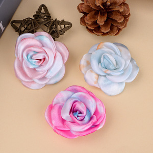 Adornos de flores de tela en 3D hechos a mano para bodas, broches DIY, zapatos, sombreros, decoraciones de ropa - Product Image 2